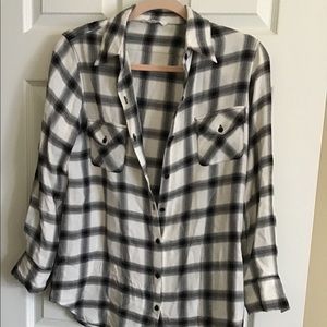 BB DAKOTA flannel cotton button down